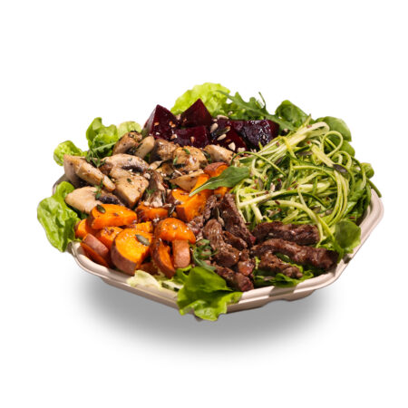 Beef & mushroom Plate